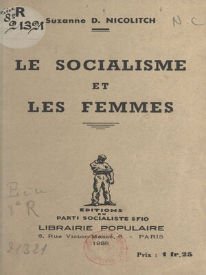cover image of Le socialisme et les femmes
